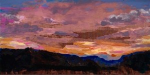 The return, 10x20cm, nailpolish on copper,2021